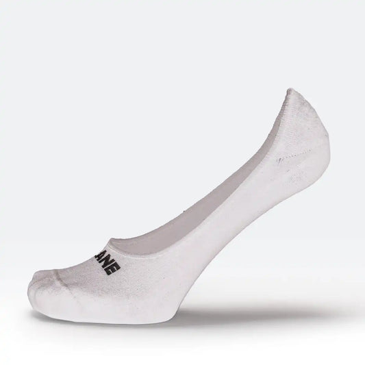 Structured No Show Socks - White