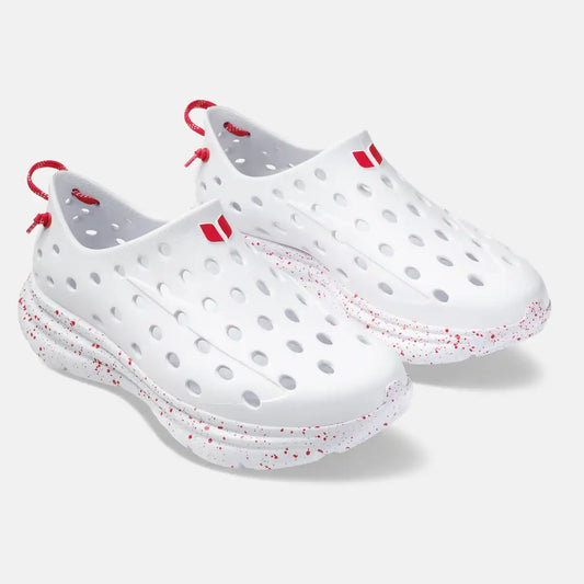 Revive - All White / Red Speckle